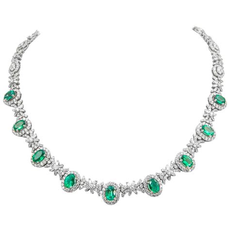 antique emerland necklaces|Antique Emerald Necklaces .